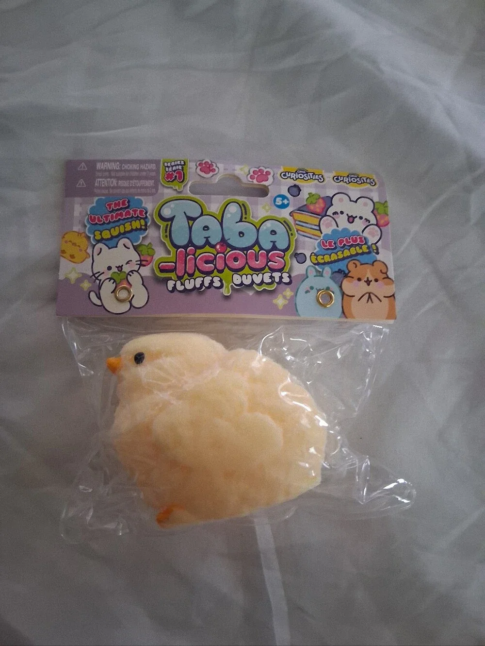 Taba-licious Fluffs Plush Squishy Chick - Pale Yellow